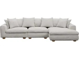Tully Avon Mineral Chaise Sofa Right Facing - 3 Seater by James Lane, a Sofas for sale on Style Sourcebook