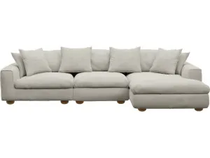 Tully Noa Desert Chaise Sofa Right Facing - 3 Seater by James Lane, a Sofas for sale on Style Sourcebook