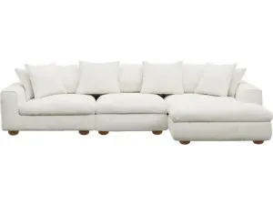 Tully Tribute Shell Chaise Sofa Right Facing - 3 Seater by James Lane, a Sofas for sale on Style Sourcebook