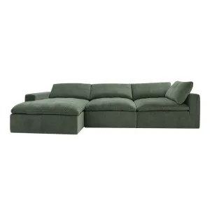 Cloud Deep Muse Forest Modular Chaise Sofa Left Facing - 3 Seater by James Lane, a Sofas for sale on Style Sourcebook