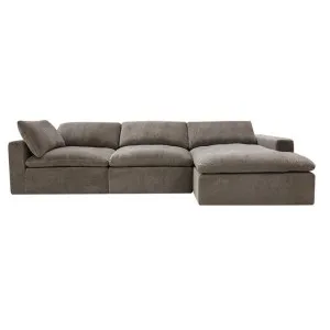 Cloud Deep Muse Mink Modular Chaise Sofa Left Facing - 3 Seater by James Lane, a Sofas for sale on Style Sourcebook