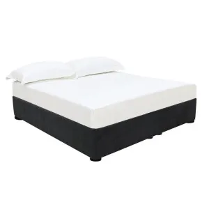 Leo Bed Base California Charcoal - King by James Lane, a Beds & Bed Frames for sale on Style Sourcebook