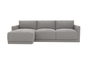 Haven Apt Toorak Pebble Chaise Sofa Left Facing - 3 Seater by James Lane, a Sofas for sale on Style Sourcebook