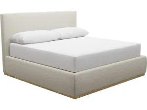 Haven Gas Lift Bed Boucle Ivory King by James Lane, a Beds & Bed Frames for sale on Style Sourcebook