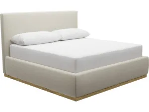 Haven Gas Lift Bed Muse Flax King by James Lane, a Beds & Bed Frames for sale on Style Sourcebook