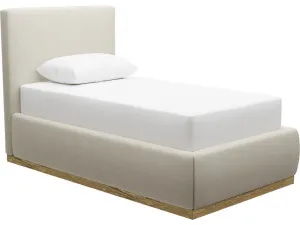 Haven Gas Lift Bed Muse Flax King Single by James Lane, a Beds & Bed Frames for sale on Style Sourcebook