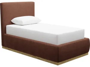 Haven Gas Lift Bed Muse Rust King Single by James Lane, a Beds & Bed Frames for sale on Style Sourcebook