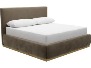 Haven Gas Lift Bed Tribute Walnut King by James Lane, a Beds & Bed Frames for sale on Style Sourcebook