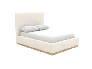 Brentwood Gas Lift Bed Noa Fog Queen by James Lane, a Beds & Bed Frames for sale on Style Sourcebook