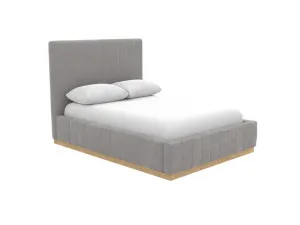 Brentwood Gas Lift Bed Toorak Pebble Double by James Lane, a Beds & Bed Frames for sale on Style Sourcebook
