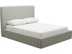 Felix Gas Lift Bed Toorak Pebble Queen by James Lane, a Beds & Bed Frames for sale on Style Sourcebook
