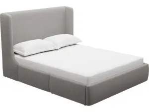 Lucy Drawer Bed Boucle Pumice Queen by James Lane, a Beds & Bed Frames for sale on Style Sourcebook