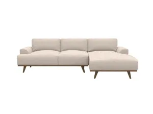 Dane Boucle Pumice Chaise Sofa Right Facing - 3 Seater by James Lane, a Sofas for sale on Style Sourcebook