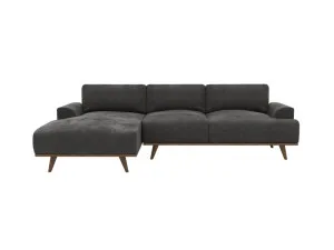 Dane California Charcoal Chaise Sofa Left Facing - 3 Seater by James Lane, a Sofas for sale on Style Sourcebook