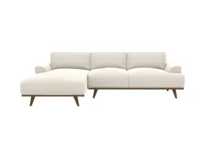 Dane California Ivory Chaise Sofa Left Facing - 3 Seater by James Lane, a Sofas for sale on Style Sourcebook