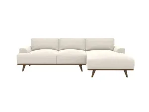 Dane California Ivory Chaise Sofa Right Facing - 3 Seater by James Lane, a Sofas for sale on Style Sourcebook