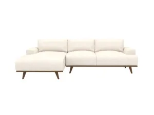 Dane Noa Fog Chaise Sofa Left Facing - 3 Seater by James Lane, a Sofas for sale on Style Sourcebook