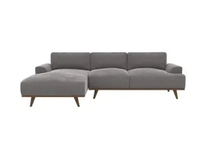 Dane Tribute Storm Chaise Sofa Left Facing - 3 Seater by James Lane, a Sofas for sale on Style Sourcebook