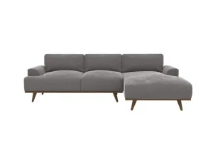 Dane Tribute Storm Chaise Sofa Right Facing - 3 Seater by James Lane, a Sofas for sale on Style Sourcebook