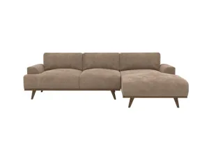 Dane Tribute Walnut Chaise Sofa Right Facing - 3 Seater by James Lane, a Sofas for sale on Style Sourcebook
