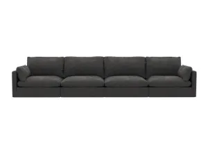 Willow California Charcoal Modular Sofa - 4 Seater by James Lane, a Sofas for sale on Style Sourcebook
