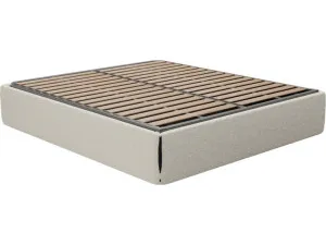 Leo Gas Lift Bed Base Boucle Ivory King by James Lane, a Beds & Bed Frames for sale on Style Sourcebook