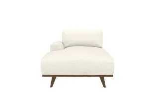 Dane Boucle Ivory Chaise Left Arm Facing Sofa Module by James Lane, a Sofas for sale on Style Sourcebook