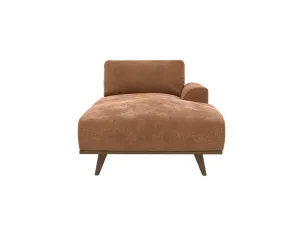 Dane Tribute Chestnut Chaise Right Arm Facing Sofa Module by James Lane, a Sofas for sale on Style Sourcebook