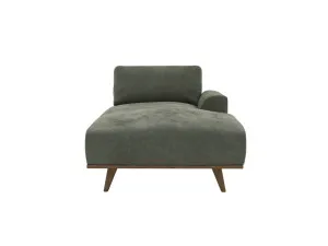 Dane Tribute Dark Jade Chaise Right Arm Facing Sofa Module by James Lane, a Sofas for sale on Style Sourcebook
