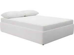 Leo Bed Base Noa Fog Queen by James Lane, a Beds & Bed Frames for sale on Style Sourcebook