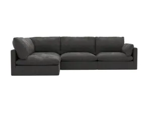 Willow California Charcoal Corner Modular Sofa LAF Terminal - 4 Seater by James Lane, a Sofas for sale on Style Sourcebook