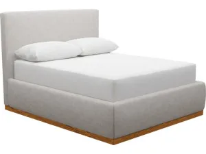 Haven Dark Gas Lift Bed Avon Mineral Double by James Lane, a Beds & Bed Frames for sale on Style Sourcebook