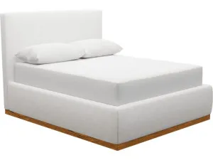 Haven Dark Gas Lift Bed Noa Fog Double by James Lane, a Beds & Bed Frames for sale on Style Sourcebook