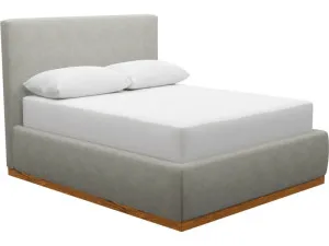 Haven Dark Gas Lift Bed Toorak Pebble Queen by James Lane, a Beds & Bed Frames for sale on Style Sourcebook