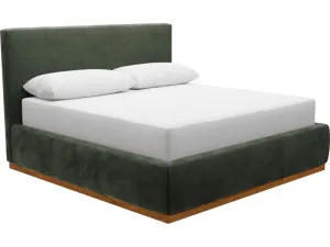 Haven Dark Gas Lift Bed Muse Forest King by James Lane, a Beds & Bed Frames for sale on Style Sourcebook