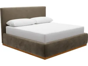 Haven Dark Gas Lift Bed Tribute Walnut King by James Lane, a Beds & Bed Frames for sale on Style Sourcebook