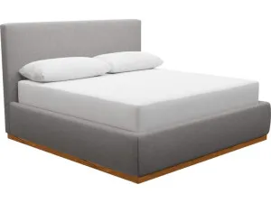 Haven Dark Gas Lift Bed View Steel King by James Lane, a Beds & Bed Frames for sale on Style Sourcebook