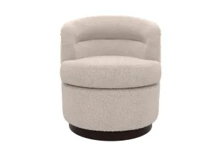 Penelope Swivel Chair Boucle Pumice by James Lane, a Chairs for sale on Style Sourcebook