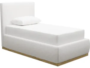 Haven Gas Lift Bed Noa Fog Single by James Lane, a Beds & Bed Frames for sale on Style Sourcebook