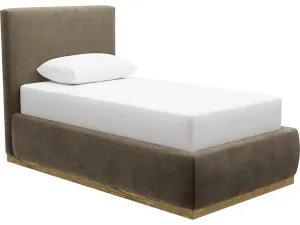 Haven Gas Lift Bed Tribute Walnut Single by James Lane, a Beds & Bed Frames for sale on Style Sourcebook