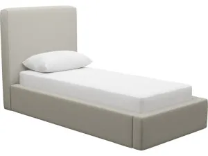 Felix Gas Lift Bed View Cream King Single by James Lane, a Beds & Bed Frames for sale on Style Sourcebook