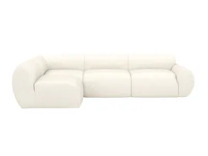 Malmo Boucle Ivory Sofa - 4 Seater LAF Terminal by James Lane, a Sofas for sale on Style Sourcebook