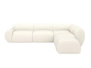 Malmo Boucle Ivory Sofa - 5 Seater RAF Terminal by James Lane, a Sofas for sale on Style Sourcebook