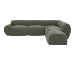Malmo Tribute Dark Jade Sofa - 5 Seater RAF Terminal by James Lane, a Sofas for sale on Style Sourcebook