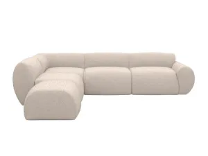 Malmo Boucle Pumice Sofa - 5 Seater LAF Terminal by James Lane, a Sofas for sale on Style Sourcebook