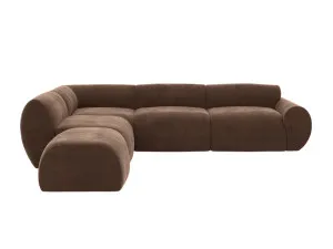 Malmo Muse Chocolate Sofa - 5 Seater LAF Terminal by James Lane, a Sofas for sale on Style Sourcebook