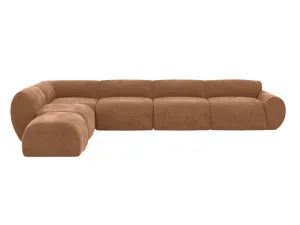 Malmo Tribute Chestnut Sofa - 6 Seater LAF Terminal by James Lane, a Sofas for sale on Style Sourcebook