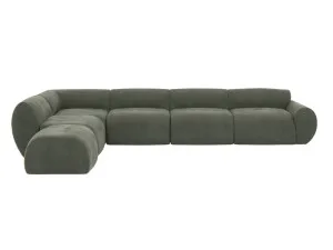 Malmo Tribute Dark Jade Sofa - 6 Seater LAF Terminal by James Lane, a Sofas for sale on Style Sourcebook