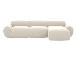 Malmo Avon Mineral Chaise Sofa Right Facing - 3 Seater by James Lane, a Sofas for sale on Style Sourcebook