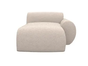Malmo Boucle Pumice Chaise Right Arm Facing Sofa Module by James Lane, a Sofas for sale on Style Sourcebook